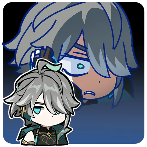 Sticker Картины Паймон 21 | @genshin_impact_ru_off - 7