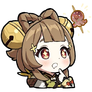 Sticker Картины Паймон 21 | @genshin_impact_ru_off - 4