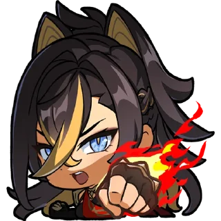 Sticker Картины Паймон 22 | @genshin_impact_ru_off - 6