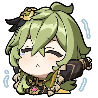 Sticker Картины Паймон 22 | @genshin_impact_ru_off - 1