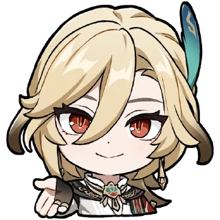 Sticker Картины Паймон 23 | @genshin_impact_ru_off - 0