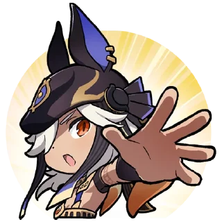 Sticker Картины Паймон 23 | @genshin_impact_ru_off - 4