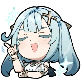 Sticker Картины Паймон 23 | @genshin_impact_ru_off - 2