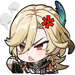 Sticker Картины Паймон 23 | @genshin_impact_ru_off - 1