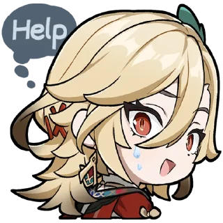 Sticker Картины Паймон 23 | @genshin_impact_ru_off - 8