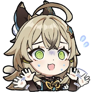 Стикер Картины Паймон 24 | @genshin_impact_ru_off - 10