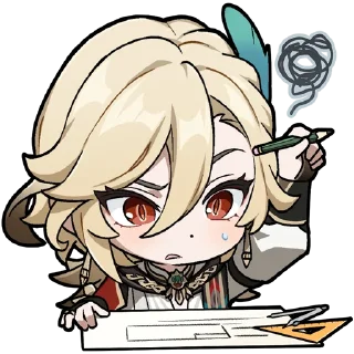 Стикер Картины Паймон 24 | @genshin_impact_ru_off - 9