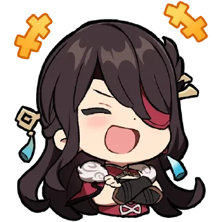 Sticker Картины Паймон 8 | @genshin_impact_ru_off - 11