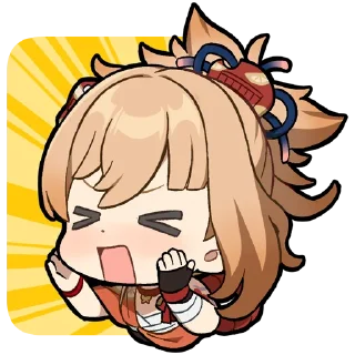 Sticker Картины Паймон 8 | @genshin_impact_ru_off - 5