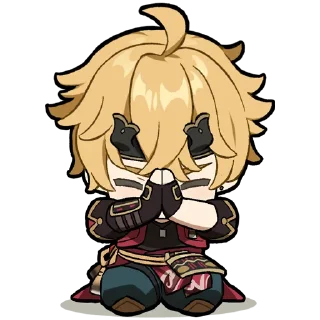 Sticker Картины Паймон 8 | @genshin_impact_ru_off - 1