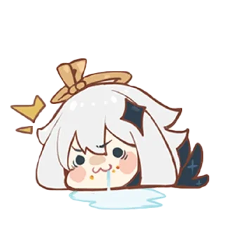 Стикер Картины Паймон: Часть II | @genshin_impact_ru_off - 0