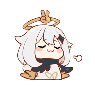 Стикер Картины Паймон: Часть II | @genshin_impact_ru_off - 7