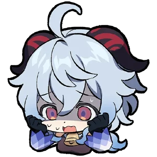 Стикер Картины Паймон: Часть II | @genshin_impact_ru_off - 2