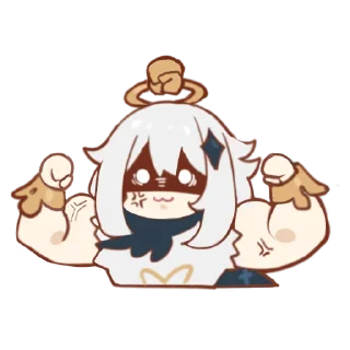 Стикер Картины Паймон: Часть II | @genshin_impact_ru_off - 8