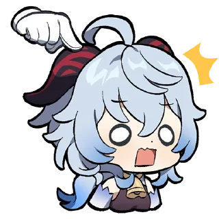 Стикер Картины Паймон: Часть II | @genshin_impact_ru_off - 10