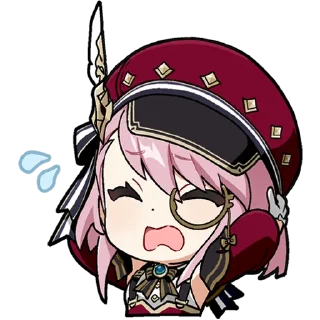 Sticker Картины Паймон: Часть V | @genshin_impact_ru_off - 1