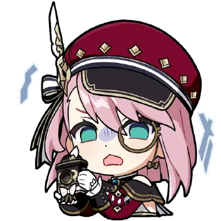 Sticker Картины Паймон: Часть V | @genshin_impact_ru_off - 2