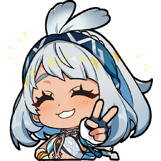 Sticker Картины Паймон: Часть VI | @genshin_impact_ru_off - 5