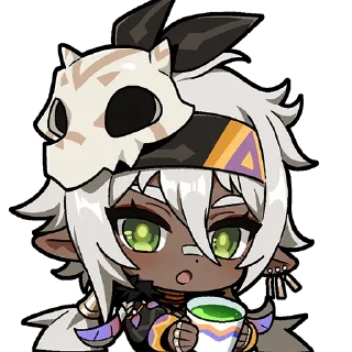 Sticker Картины Паймон: Часть VI | @genshin_impact_ru_off - 4