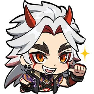 Sticker Картины Паймон 15 | @genshin_impact_ru_off - 0