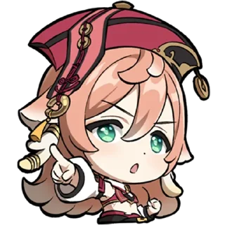 Sticker Картины Паймон 15 | @genshin_impact_ru_off - 1