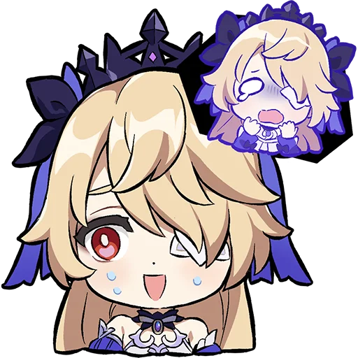 Sticker Картины Паймон 16 | @genshin_impact_ru_off - 5