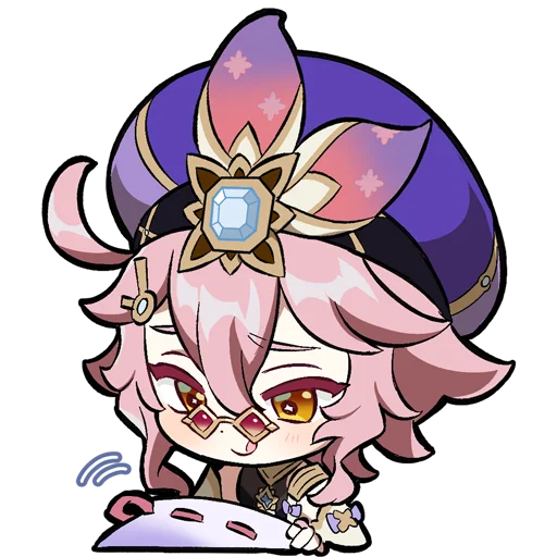 Sticker Картины Паймон 17 | @genshin_impact_ru_off - 8