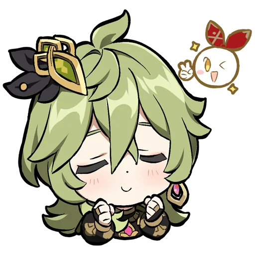 Sticker Картины Паймон 17 | @genshin_impact_ru_off - 5