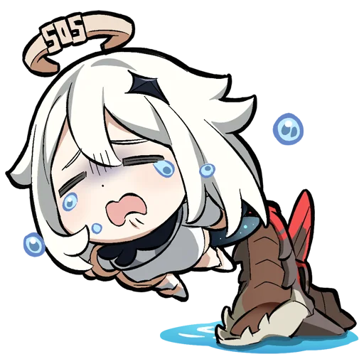 Sticker Картины Паймон 17 | @genshin_impact_ru_off - 0