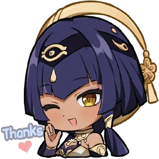 Sticker Картины Паймон 18 | @genshin_impact_ru_off - 9