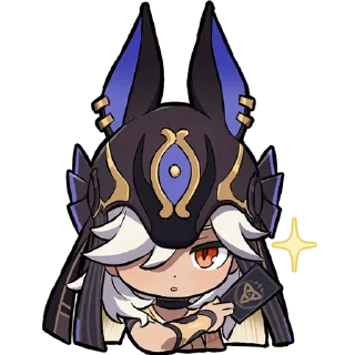 Sticker Картины Паймон 18 | @genshin_impact_ru_off - 1