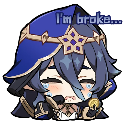 Sticker Картины Паймон 19 | @genshin_impact_ru_off - 5