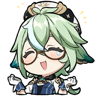 Стикер Картины Паймон 20 | @genshin_impact_ru_off - 6