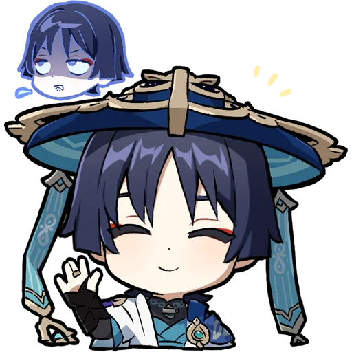 Стикер Картины Паймон 20 | @genshin_impact_ru_off - 1