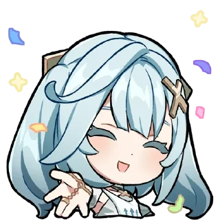 Стикер Картины Паймон 20 | @genshin_impact_ru_off - 2