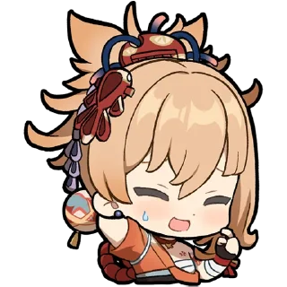 Стикер Картины Паймон: Часть II | @genshin_impact_ru_off - 4