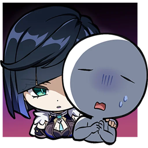 Стикер KartinyPaimon_III - 1