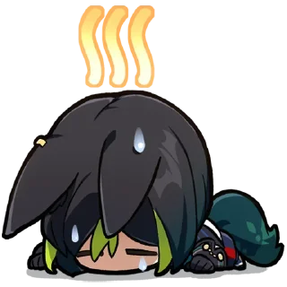 Sticker Картины Паймон: Часть IV | @genshin_impact_ru_off - 9