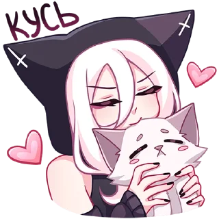Стикер КатШи @nyasticks - 0