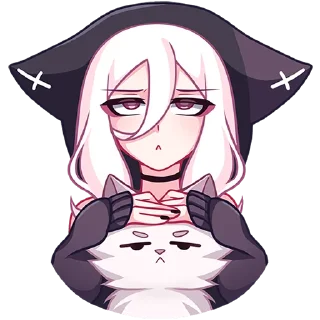 Стикер КатШи без надписей -> @stickers_vk - 5