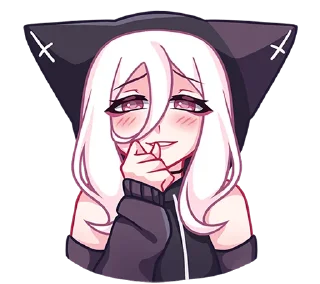 Стикер КатШи без надписей -> @stickers_vk - 1