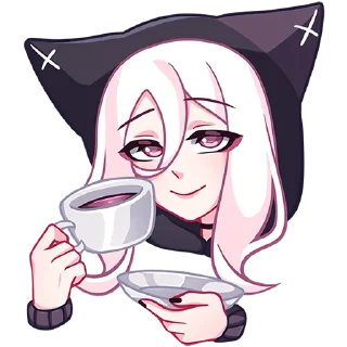 Стикер КатШи без надписей -> @stickers_vk - 3