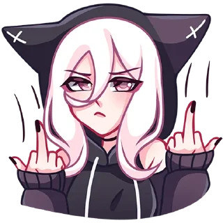 Стикер КатШи без надписей -> @stickers_vk - 2