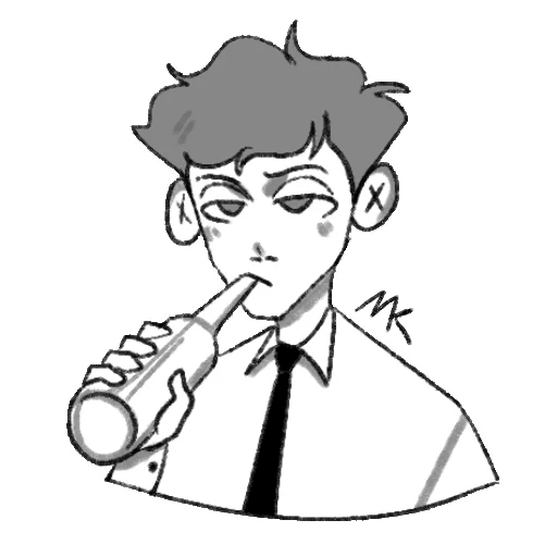 sketch drawing human face