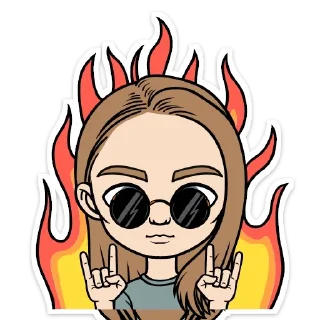 Стикер Катя - 2