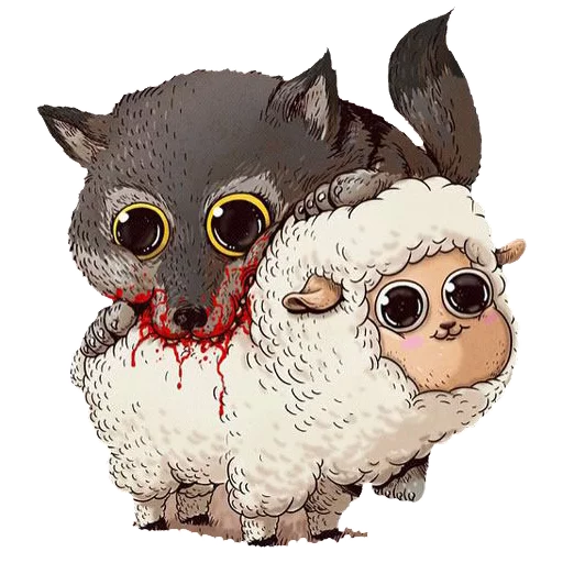 эскиз кошка иллюстрация