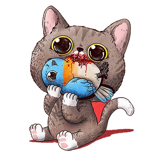 кошка мультфильм клипарт