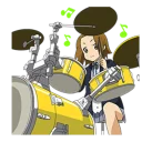 Стикер K-ON @KawaiiSticker - 10