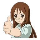 Стикер K-ON @KawaiiSticker - 1