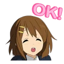 Стикер K-ON @KawaiiSticker - 4